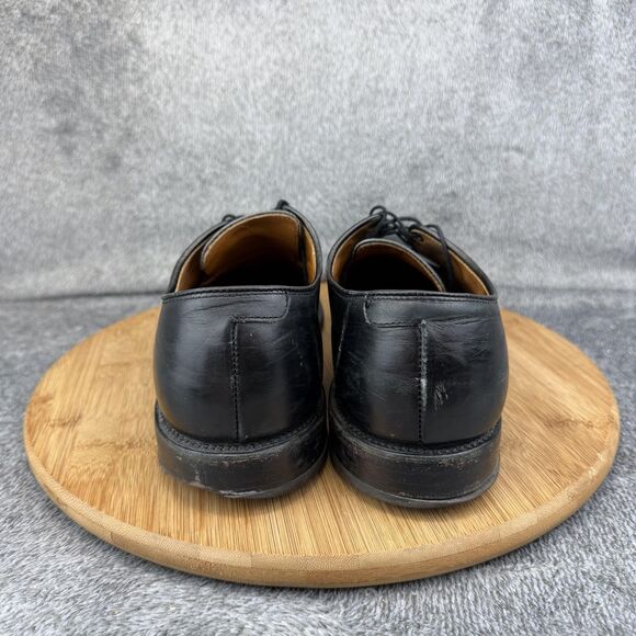 Allen Edmonds Delray Shoes Mens Size 10 C Black Leather Derby Made USA main image 7